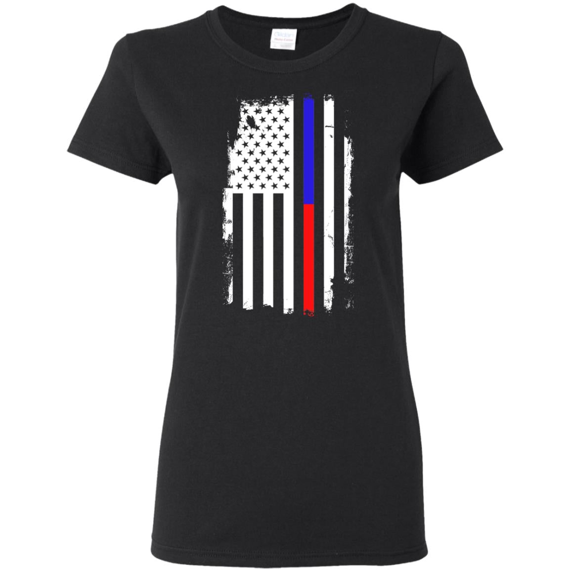 Thin Blue to Red Line Flag Shirts & Hoodies