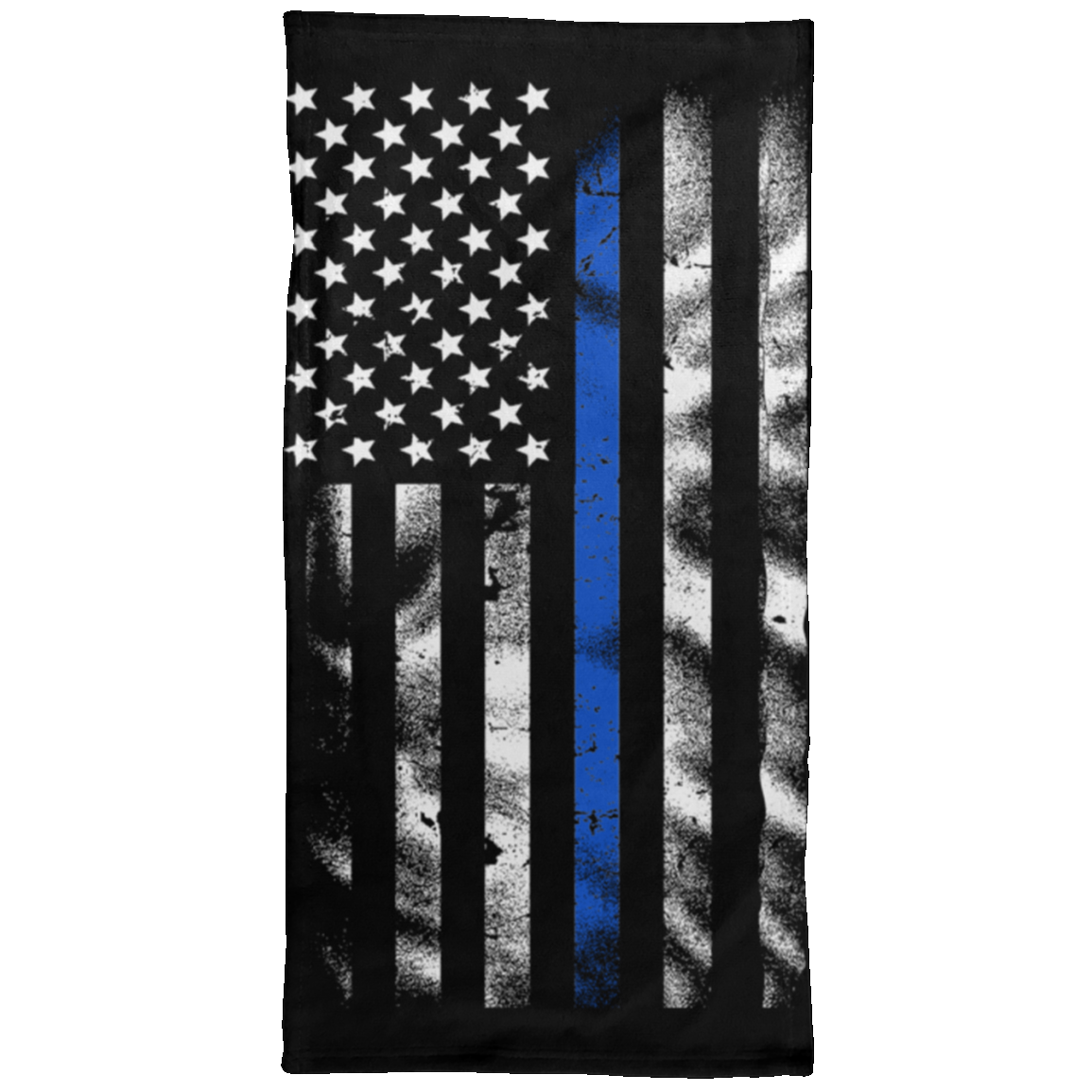 Thin Blue Line American Flag Hand Towel - 15x30