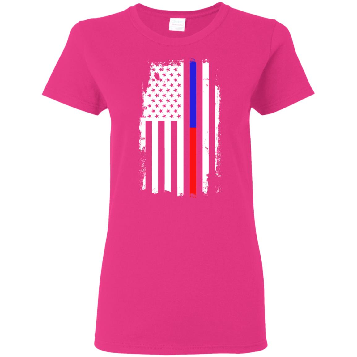 Thin Blue to Red Line Flag Shirts & Hoodies