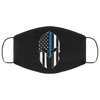 Police - Thin Blue Line Spartan Face Mask