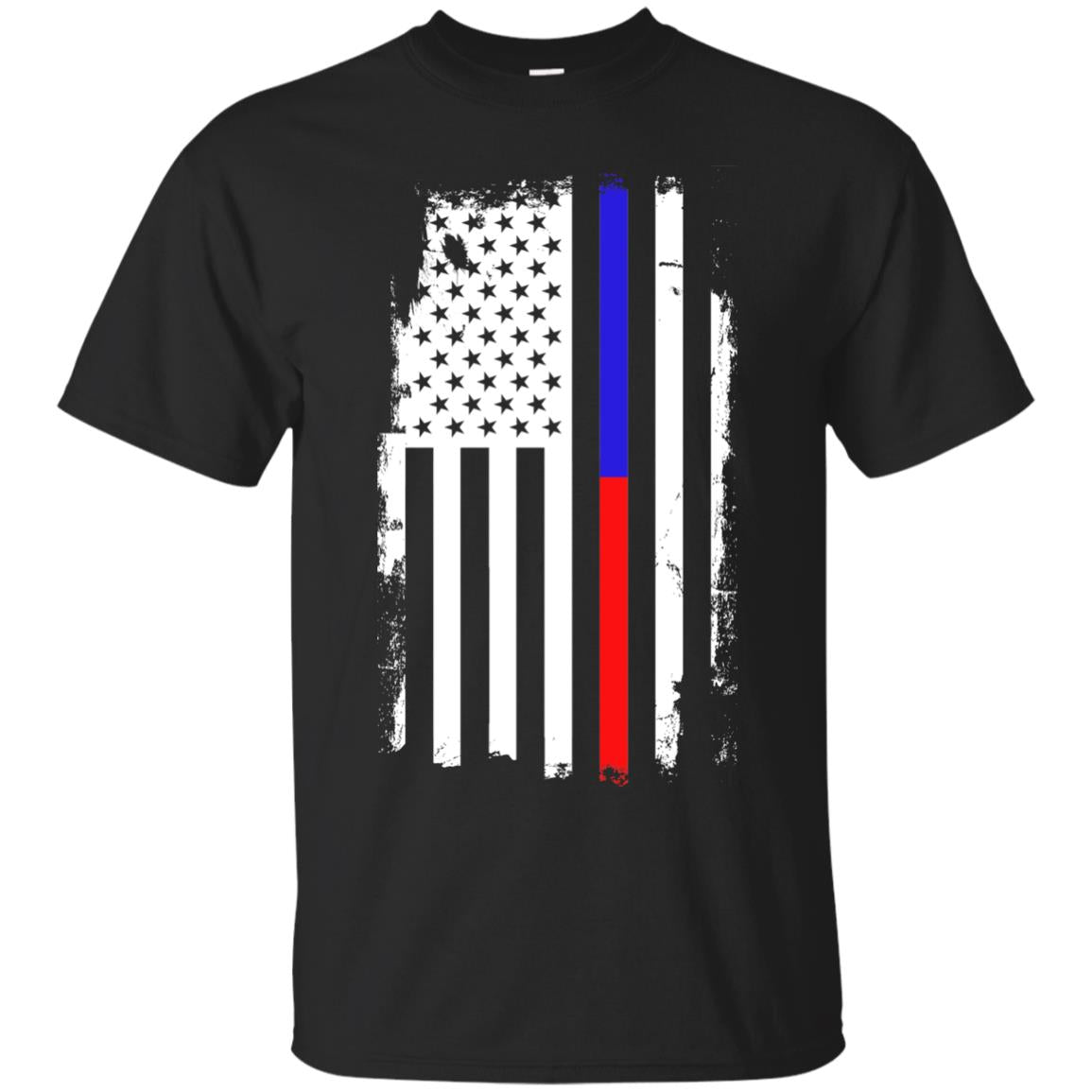 Thin Blue to Red Line Flag Shirts & Hoodies