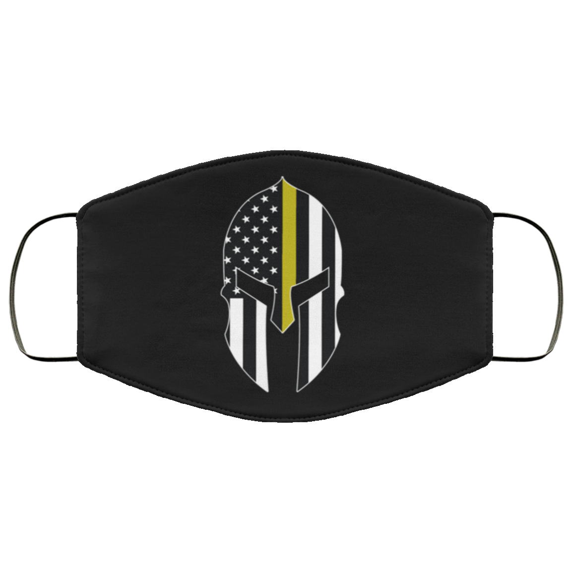 Dispatcher - Thin Gold Line Spartan Face Mask