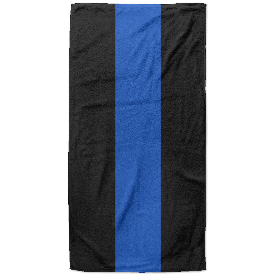 Thin Blue Line Beach Towel - 37x74