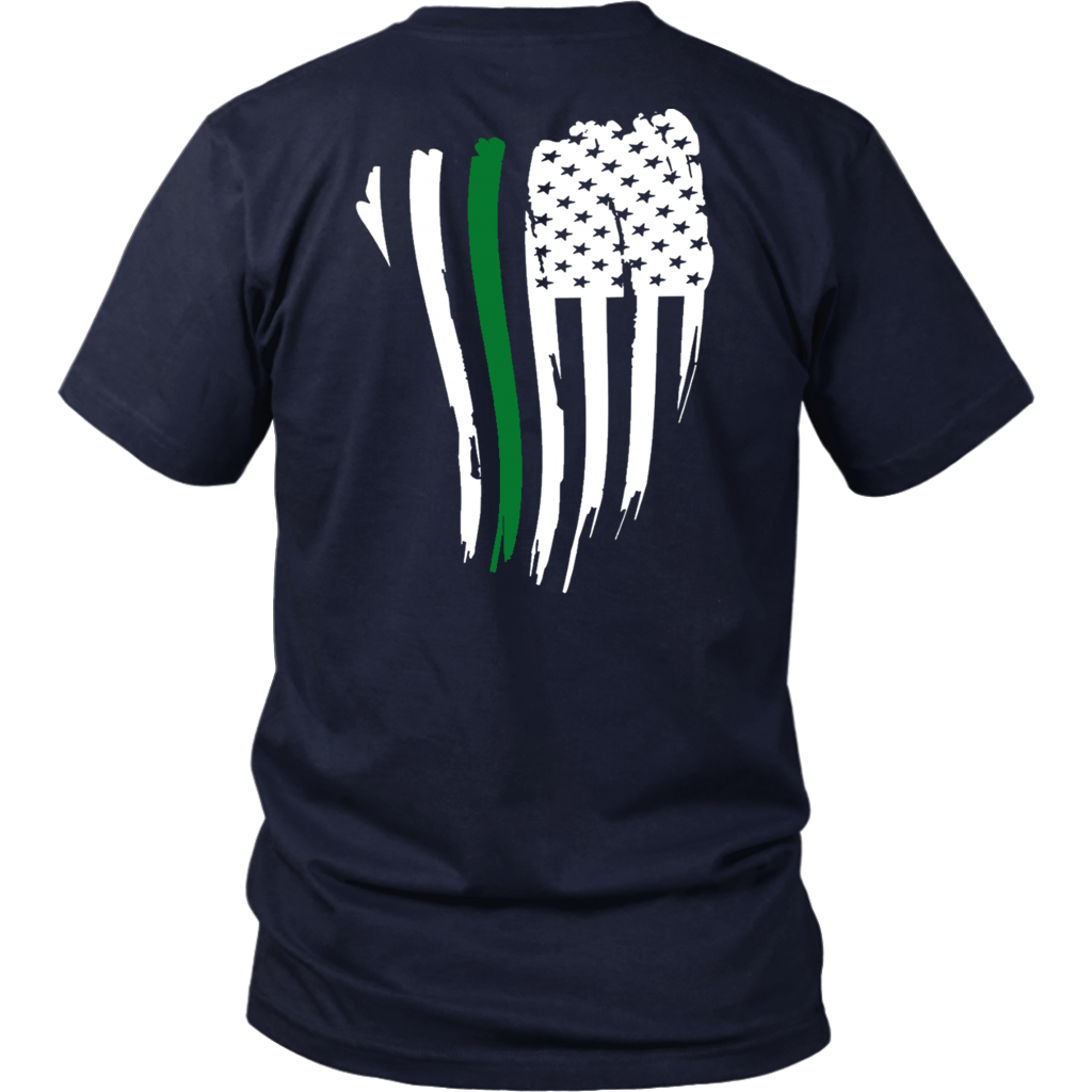 THIN GREEN LINE AMERICAN FLAG SHIRTS & HOODIES