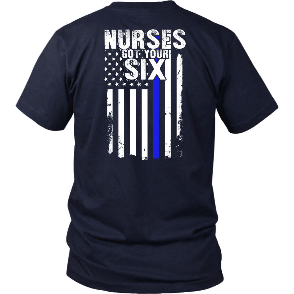 Nurses Got Your Six - Flag Style Shirts & Hoodies