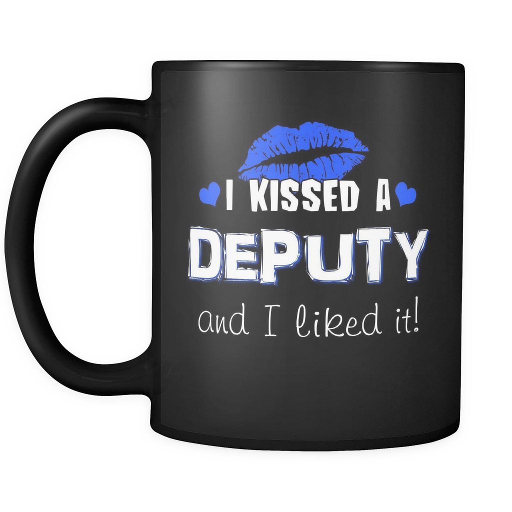 I Kissed A Deputy - Blue Kisses- Mug