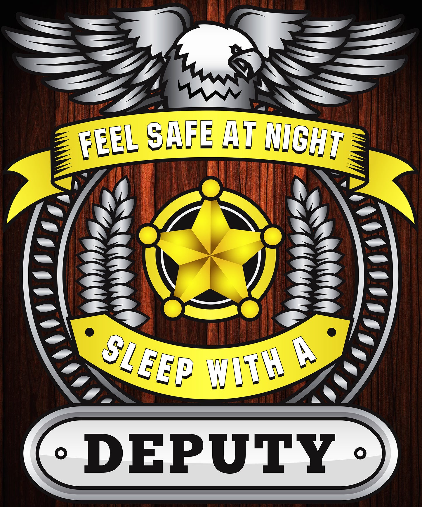 Winter Special - Feel Safe At Night Sleep With A Deputy Throw Blanket
