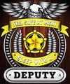 Winter Special -  Feel Safe At Night Sleep With A Deputy Throw Blanket