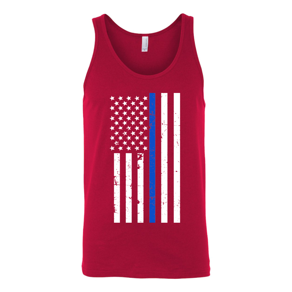 Men's Thin Blue Line Flag Tank Top