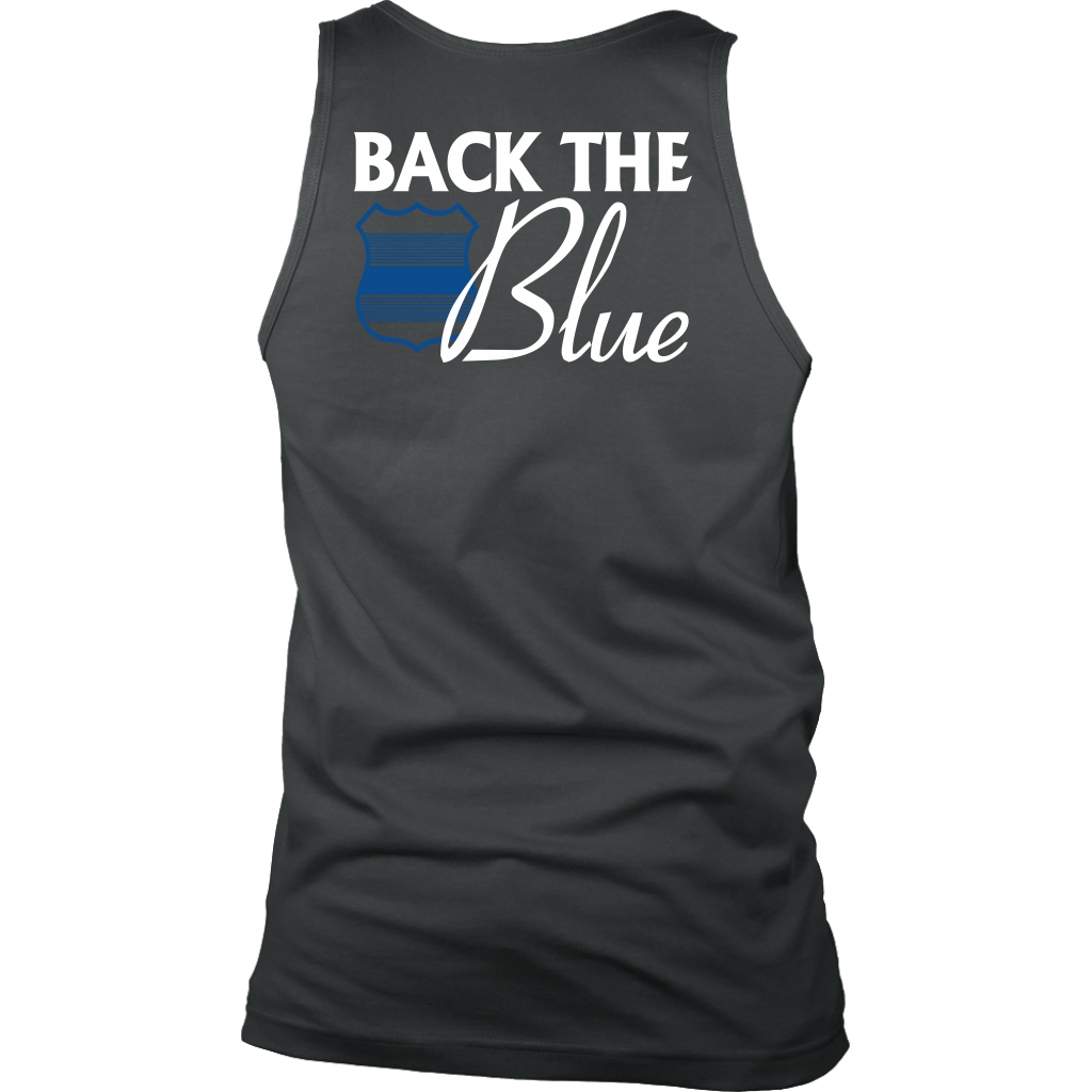 Men's Back The Blue Tank Tops