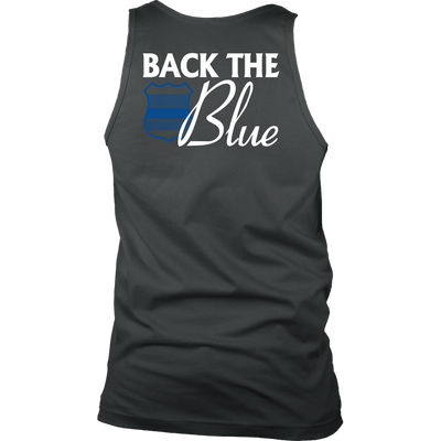 Men's Back The Blue Tank Tops
