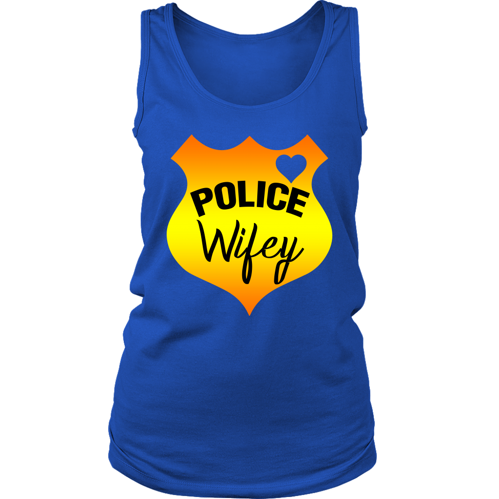 Women's Police Wifey Shield Tank Top
