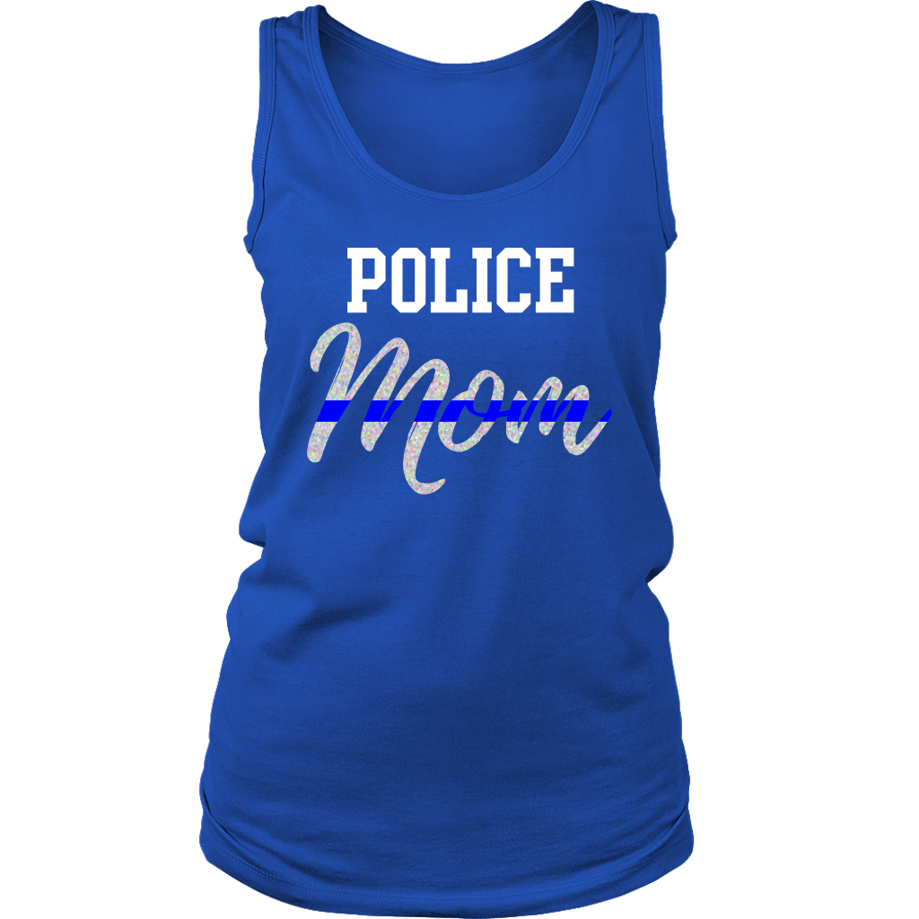 Women's Police Mom Tank Tops