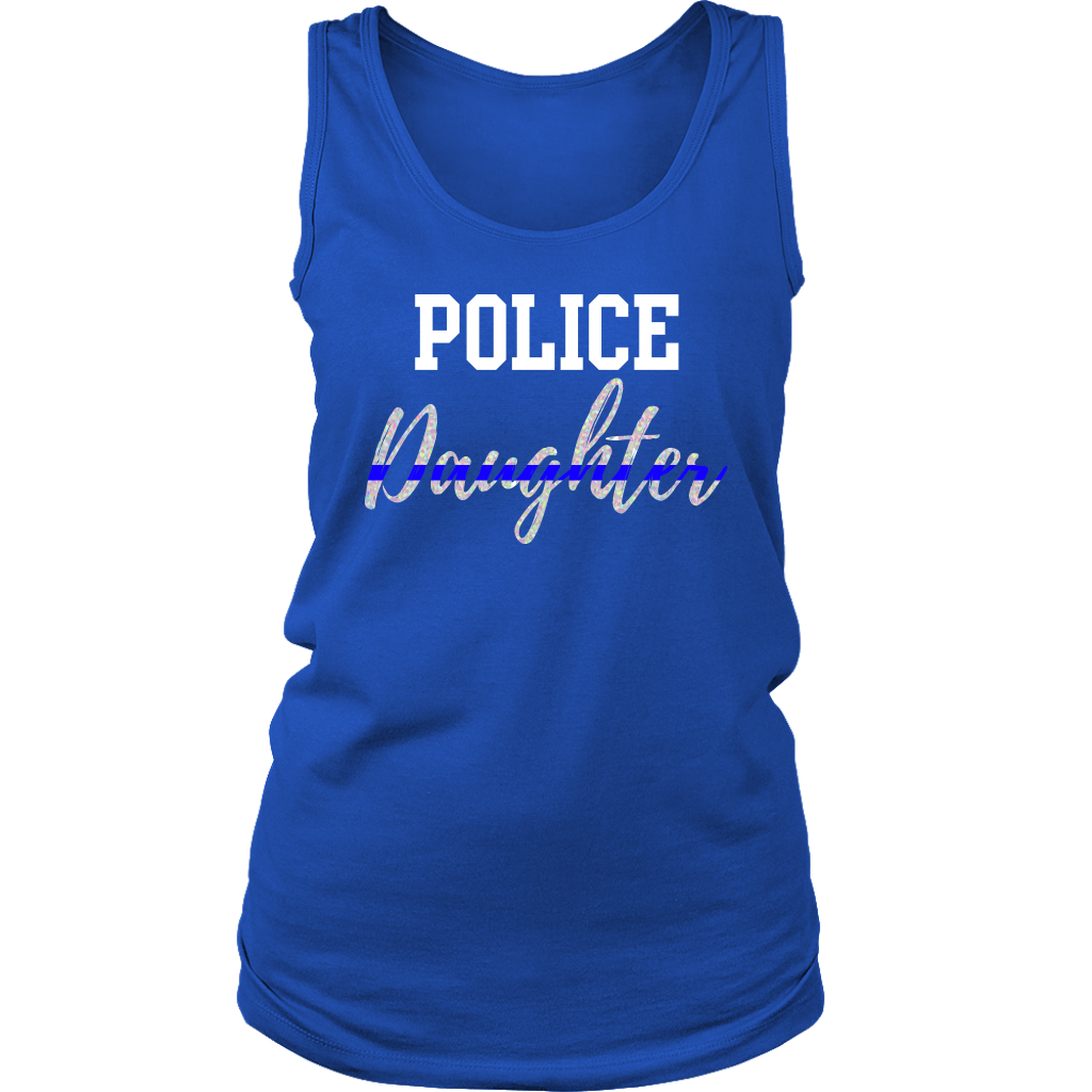 Women's Police Daughter Tank Tops