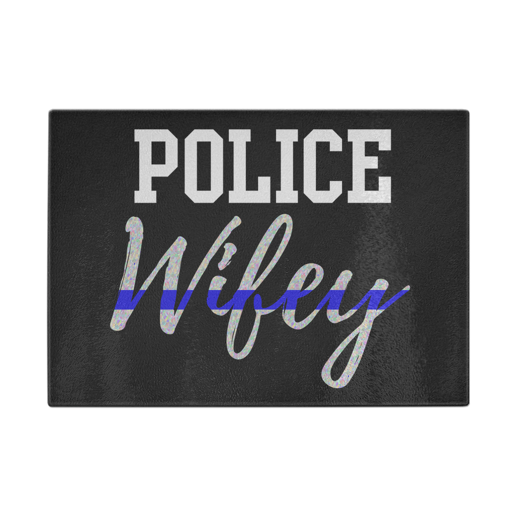 Police Wifey Cutting Board