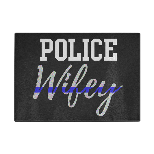 Police Wifey Cutting Board