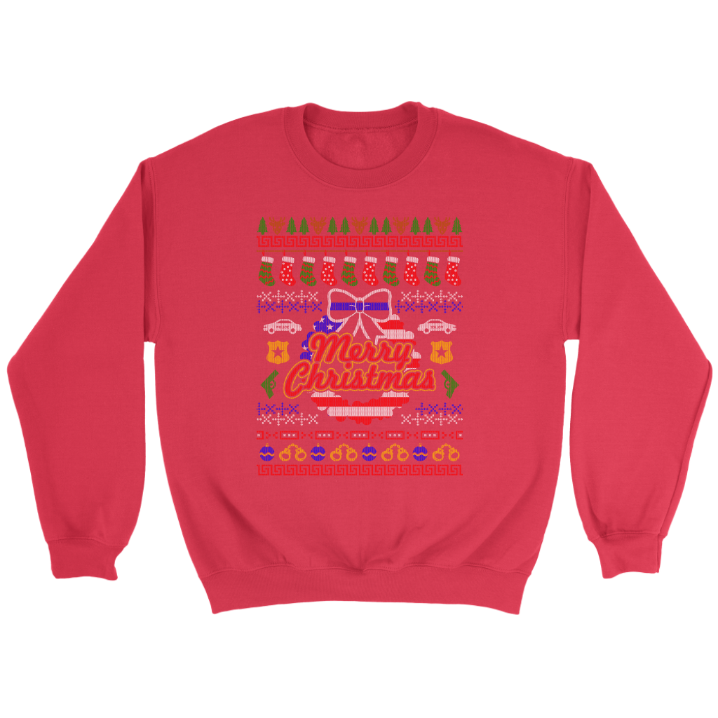Joyful Police Ugly Christmas Shirts & Sweaters