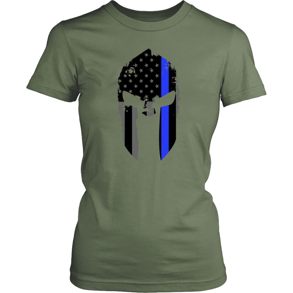 Thin Blue Line Spartan Shirts & Hoodies