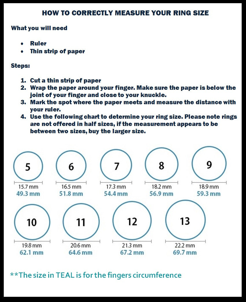 Beautiful 6 Stone Blue Sapphire Ring