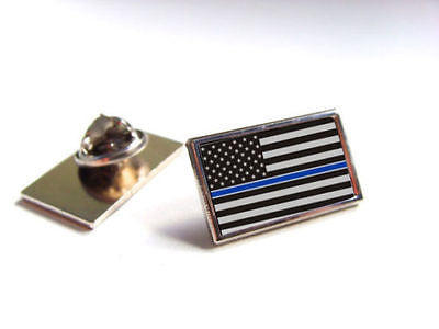 Thin Blue Line Flag Pin