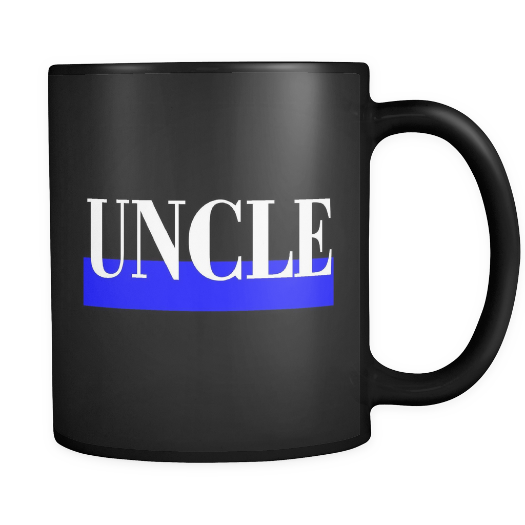 Thin Blue Line Uncle Mug
