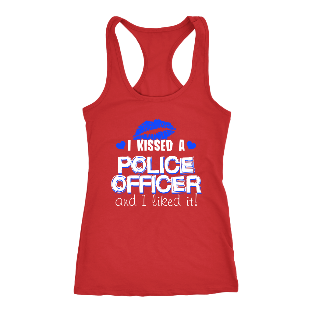 Women's I Kissed A Police Officer Tank Tops