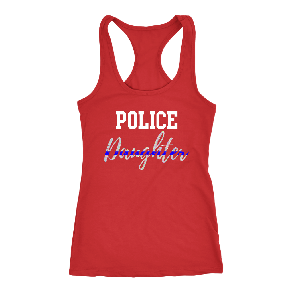 Women's Police Daughter Tank Tops