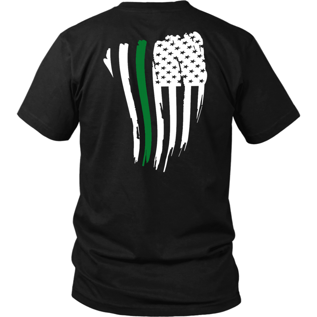 THIN GREEN LINE AMERICAN FLAG SHIRTS & HOODIES