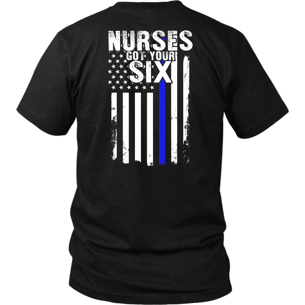 Nurses Got Your Six - Flag Style Shirts & Hoodies
