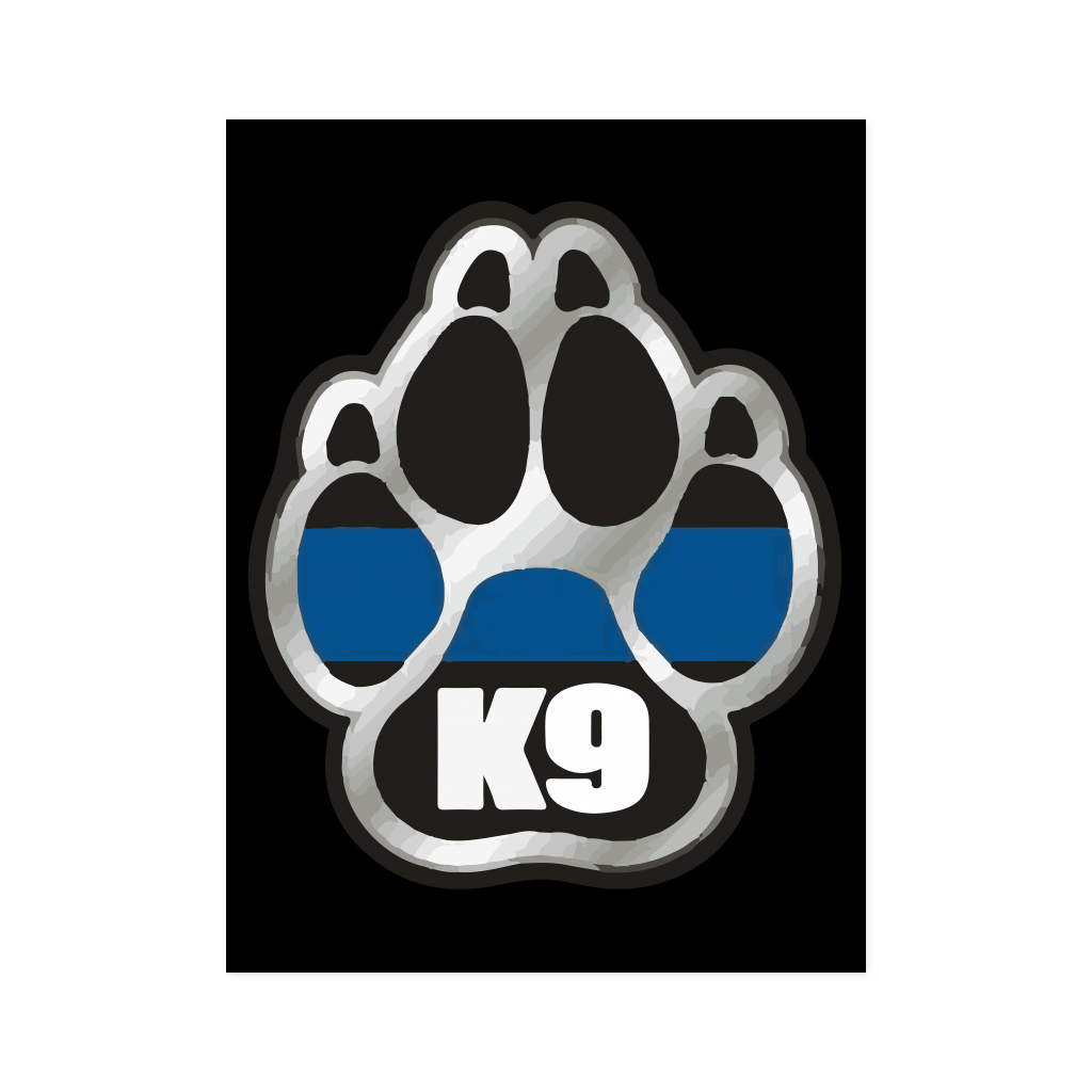 K9 Paw Poster