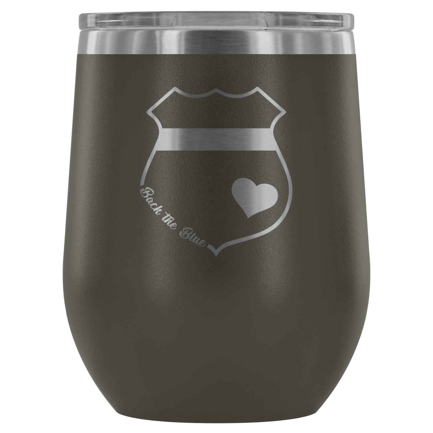 Back the Blue Wine Tumbler