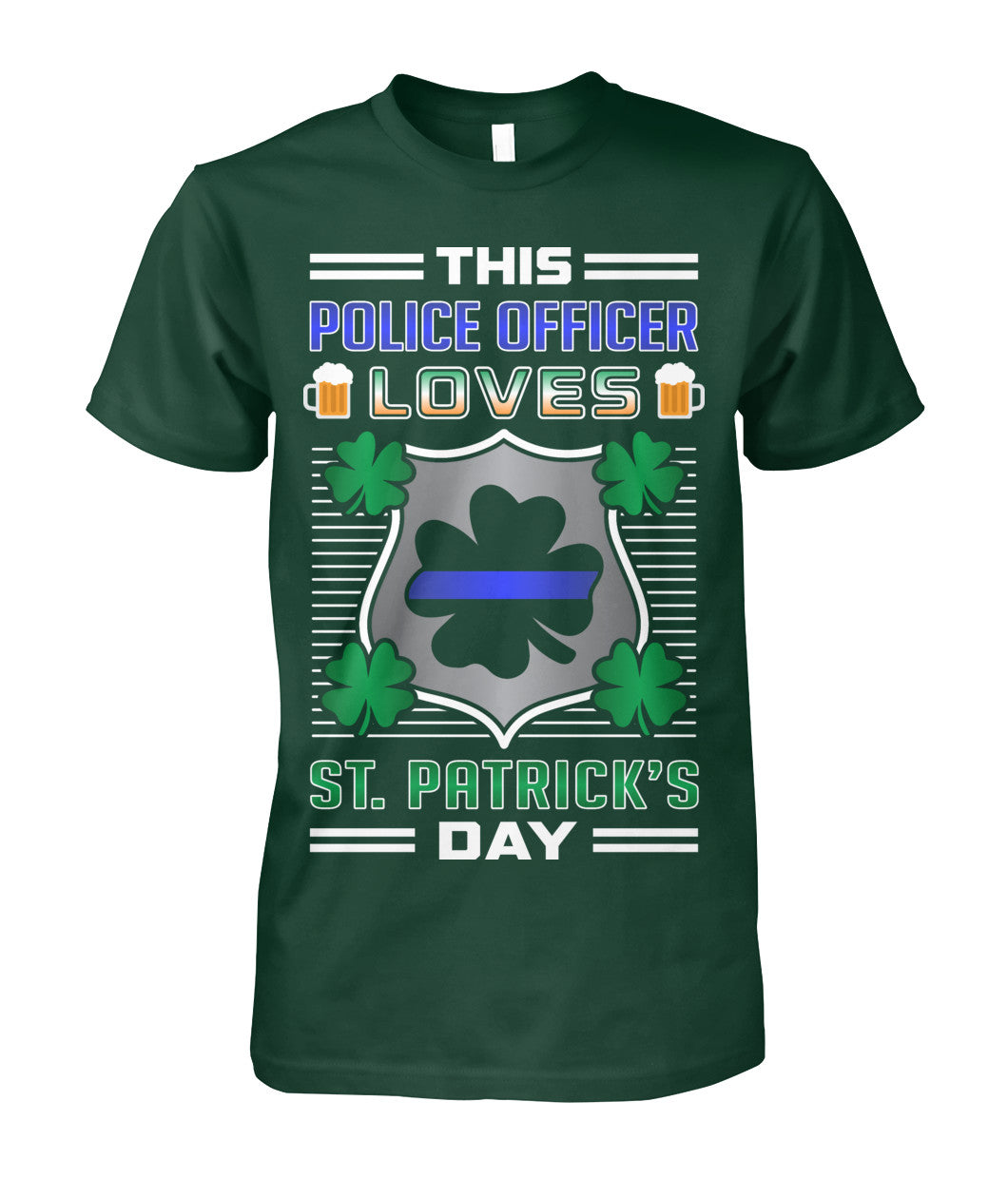 This Police Officer Loves St Patrick's Day Shirts and Hoodies