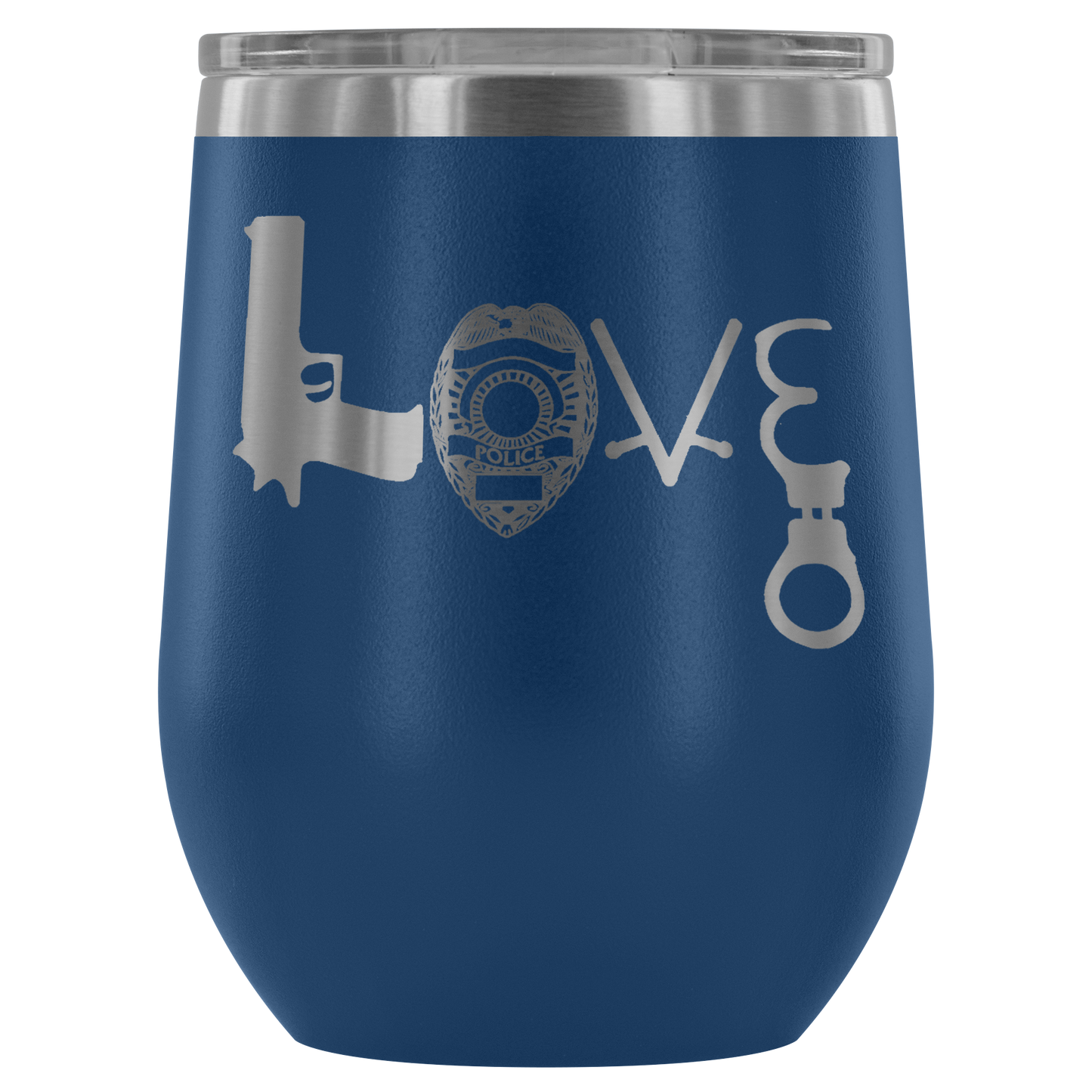 Police Love Wine Tumbler