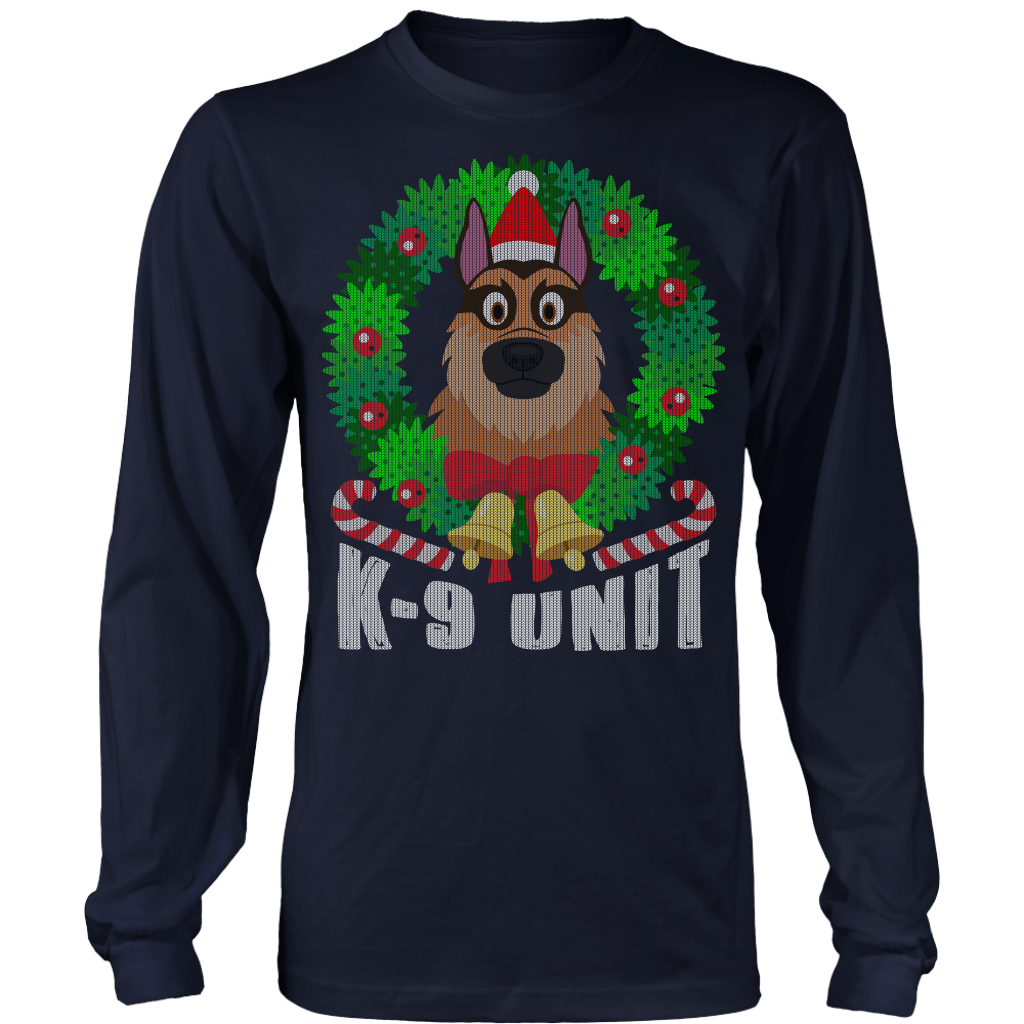 K-9 Unit Dog Ugly Christmas Shirts & Sweaters