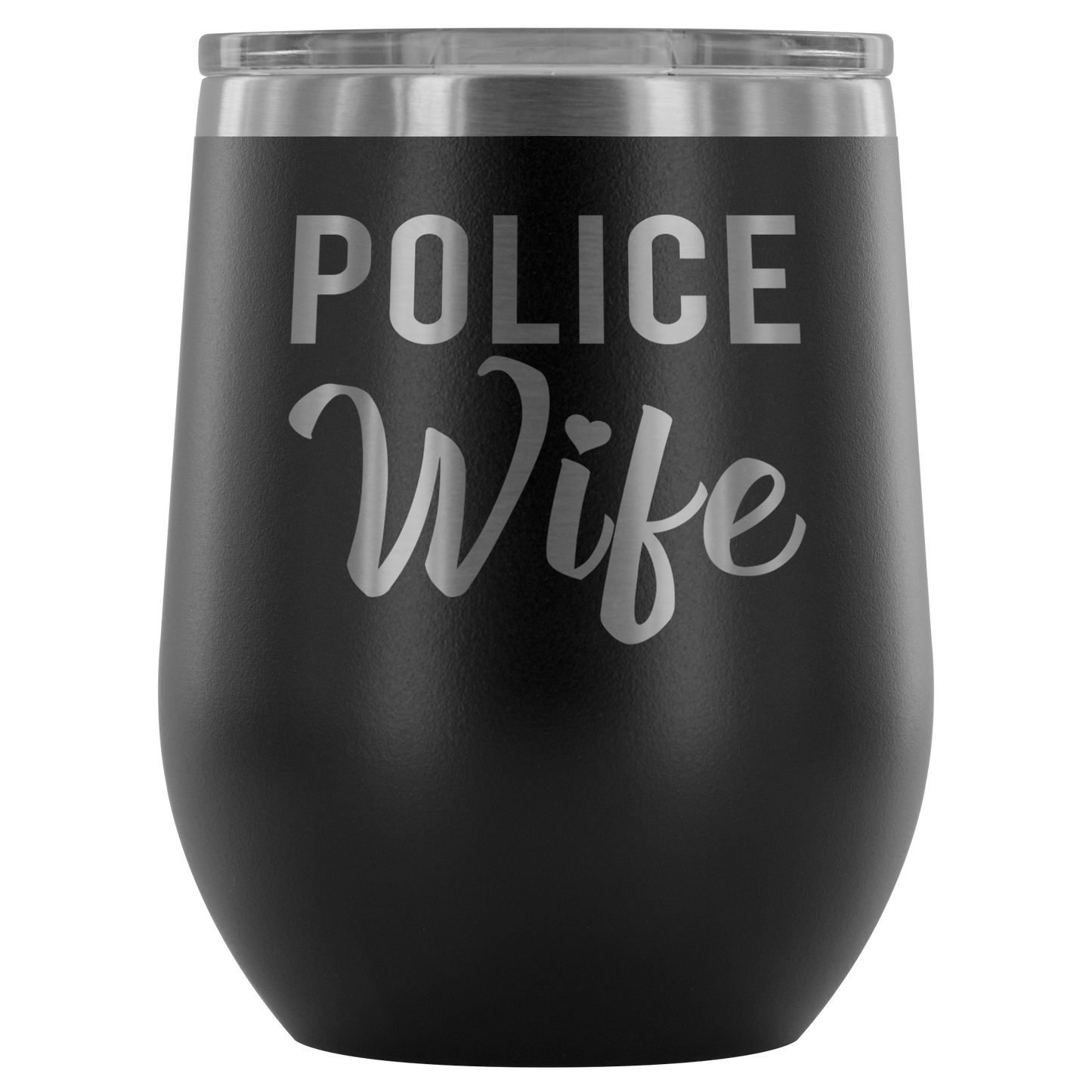 Police Wife Wine Tumbler