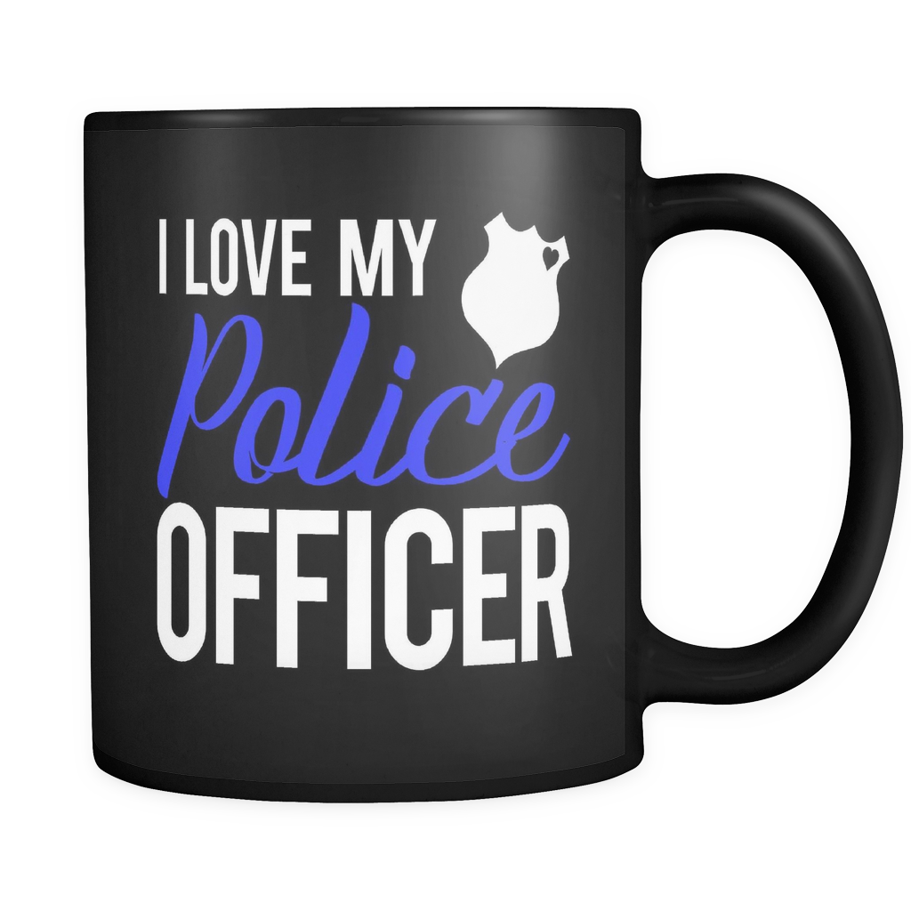 I Love My Police Officer Mug