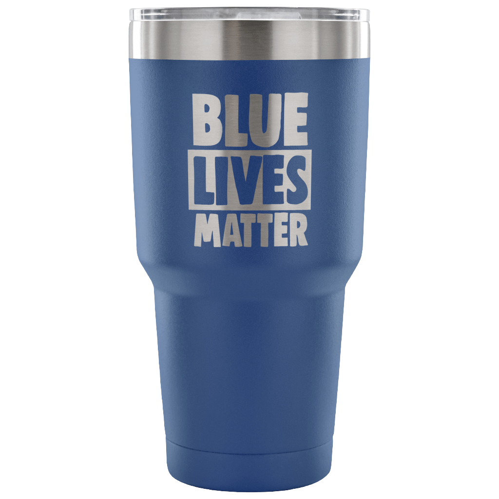 Blue Lives Matter 30 Ounce Vacuum Tumbler