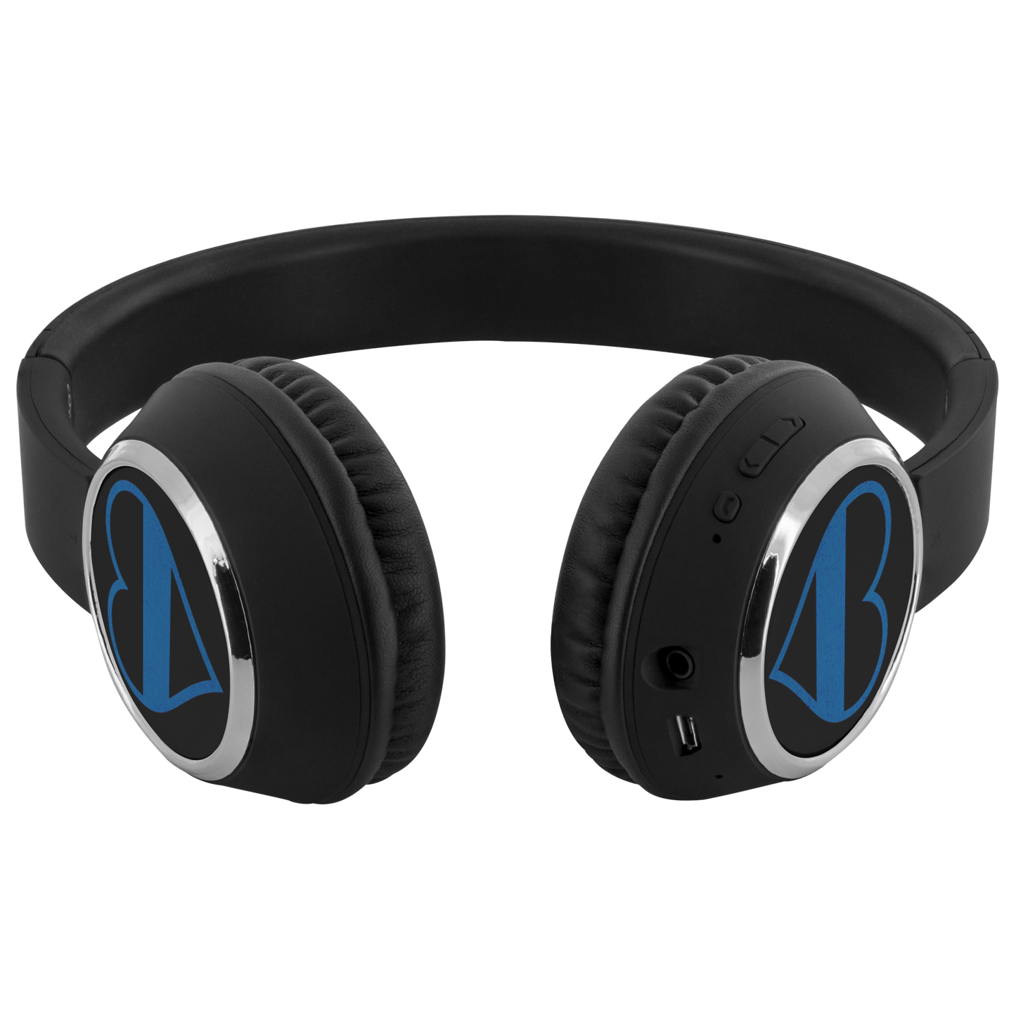 Thin Blue Line Heart Headphones