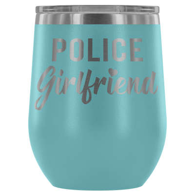 Police Girlfriend Wine Tumbler