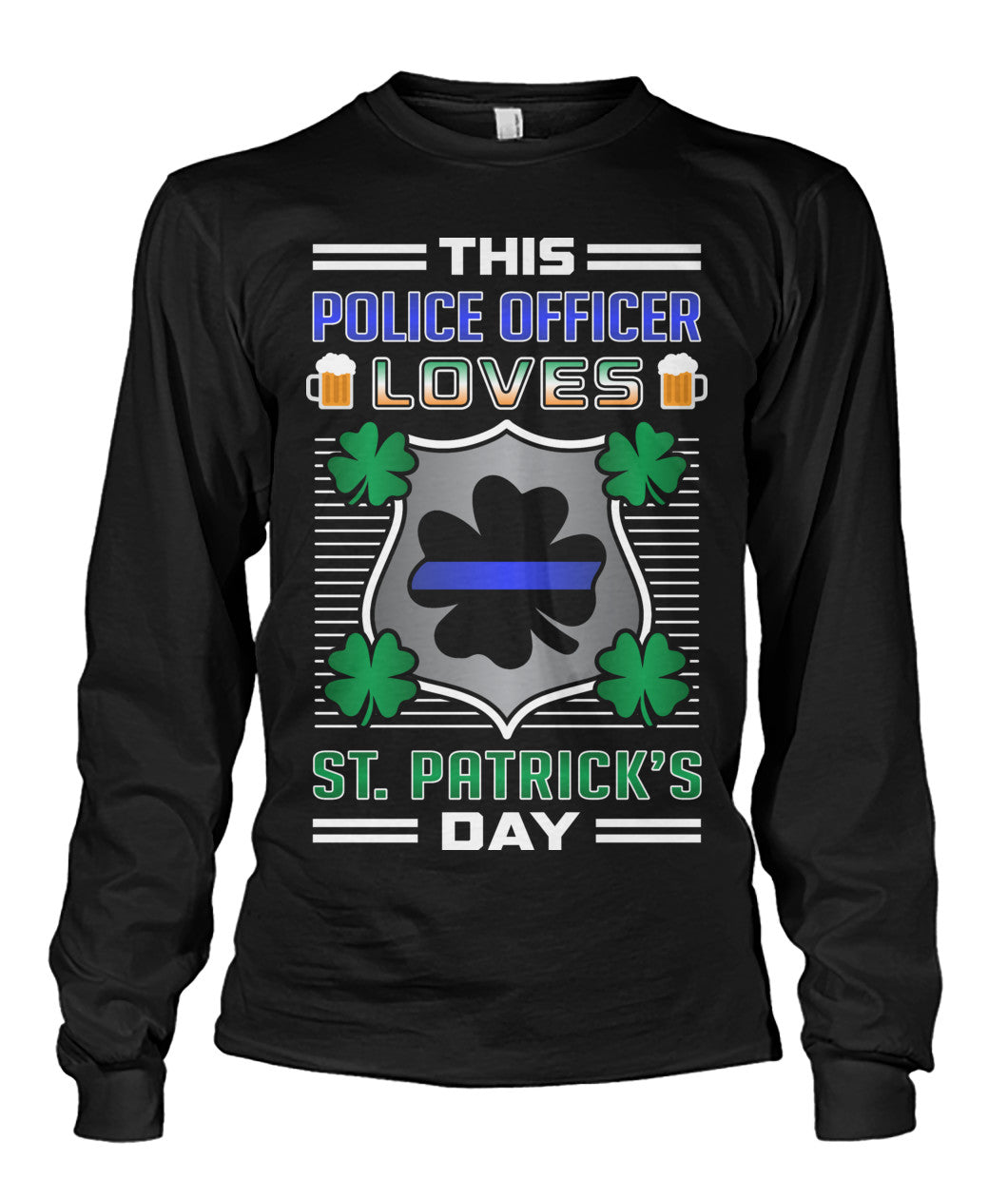 This Police Officer Loves St Patrick's Day Shirts and Hoodies