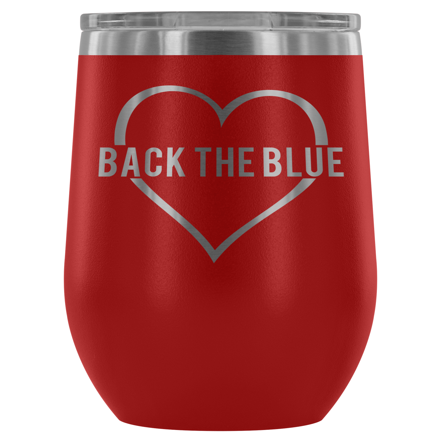 Back the Blue Wine Tumbler