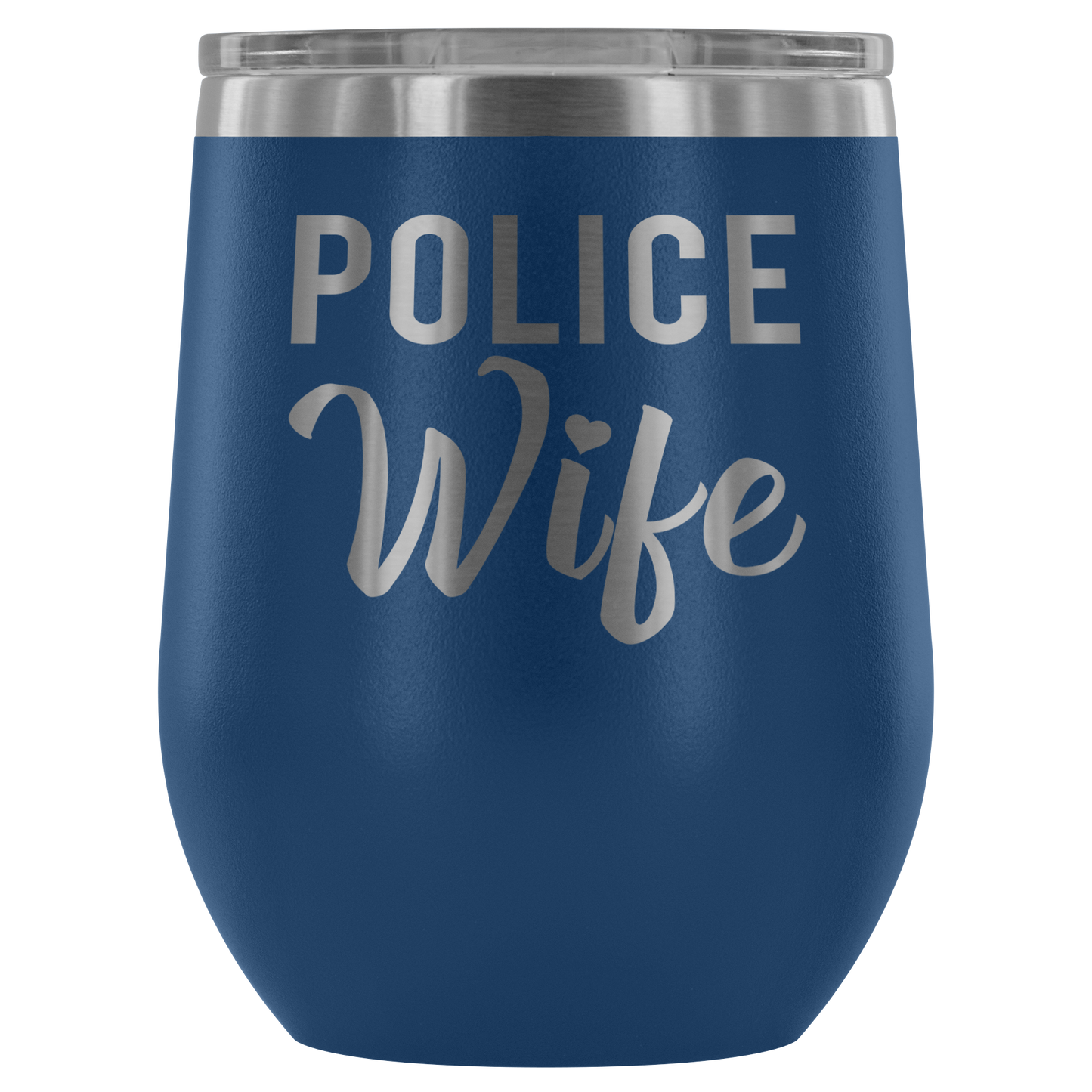 Police Wife Wine Tumbler