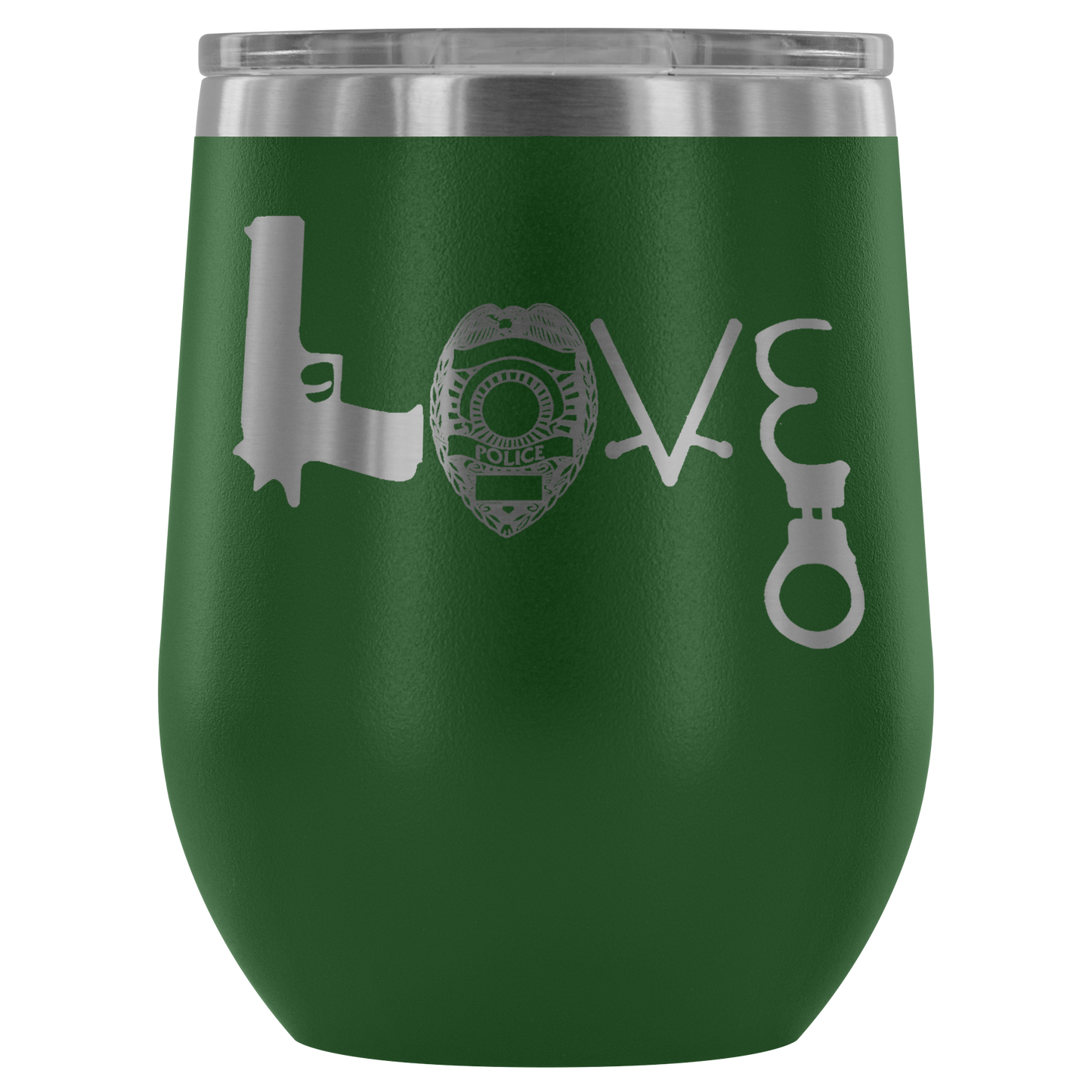 Police Love Wine Tumbler