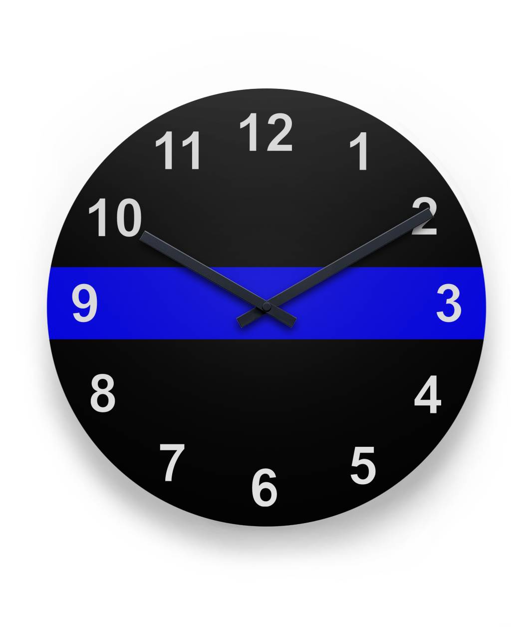 Thin Blue Line Clock