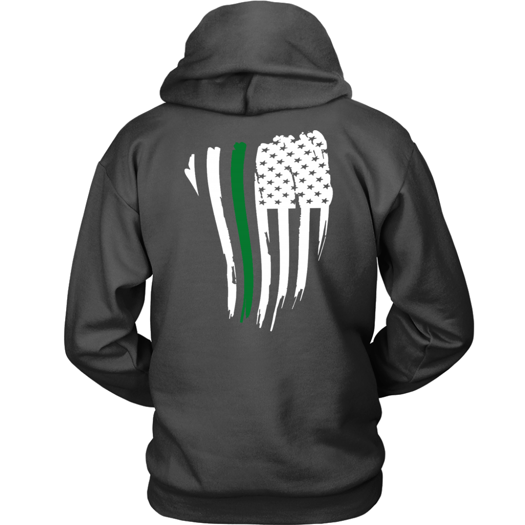 THIN GREEN LINE AMERICAN FLAG SHIRTS & HOODIES