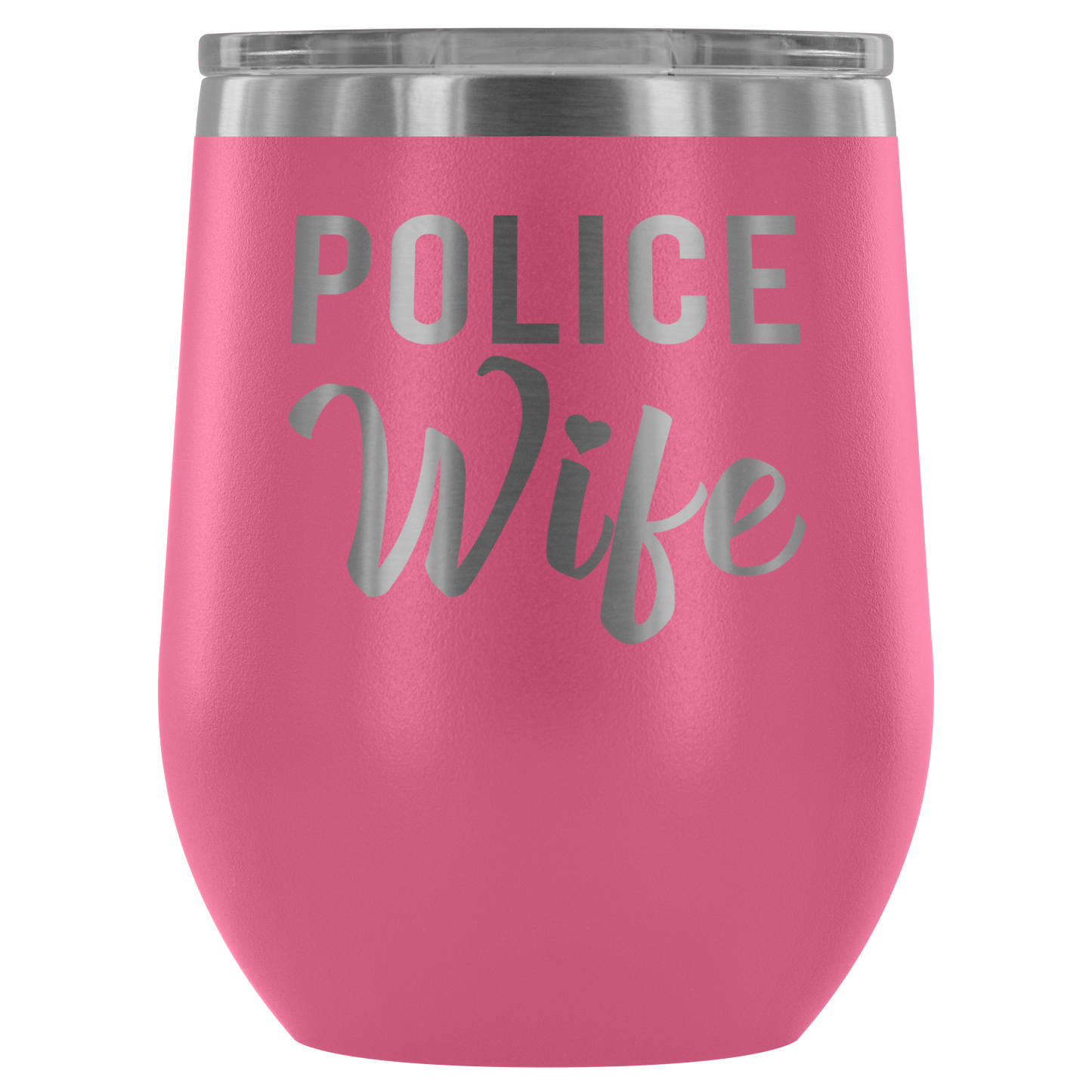 Police Wife Wine Tumbler