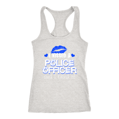 Women's I Kissed A Police Officer Tank Tops
