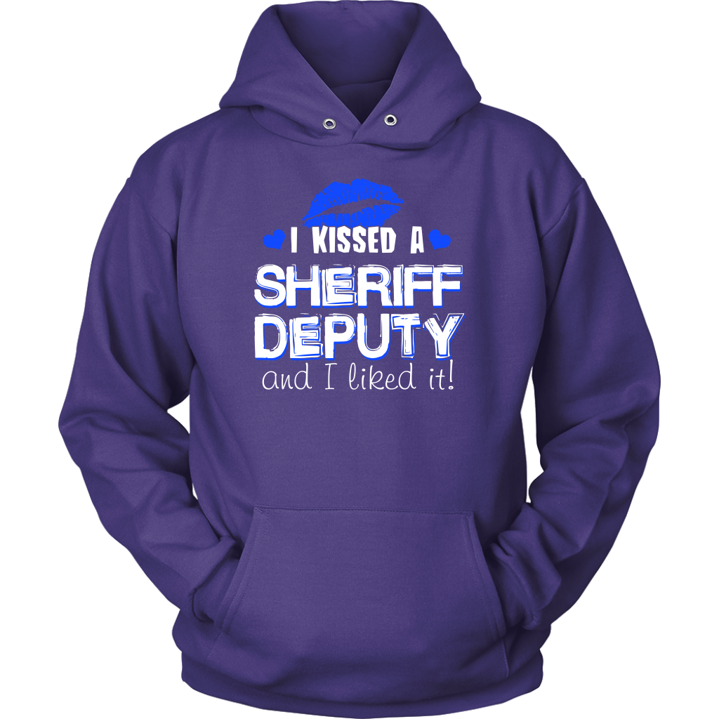 I Kissed Sheriff Deputy T-shirt and Hoodie