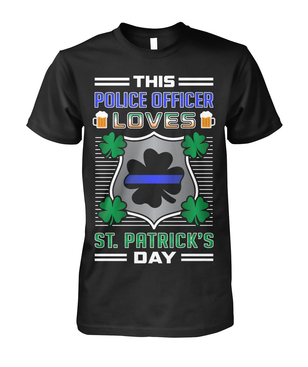 This Police Officer Loves St Patrick's Day Shirts and Hoodies