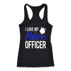 Women's I Love My Police Officer Tank Top